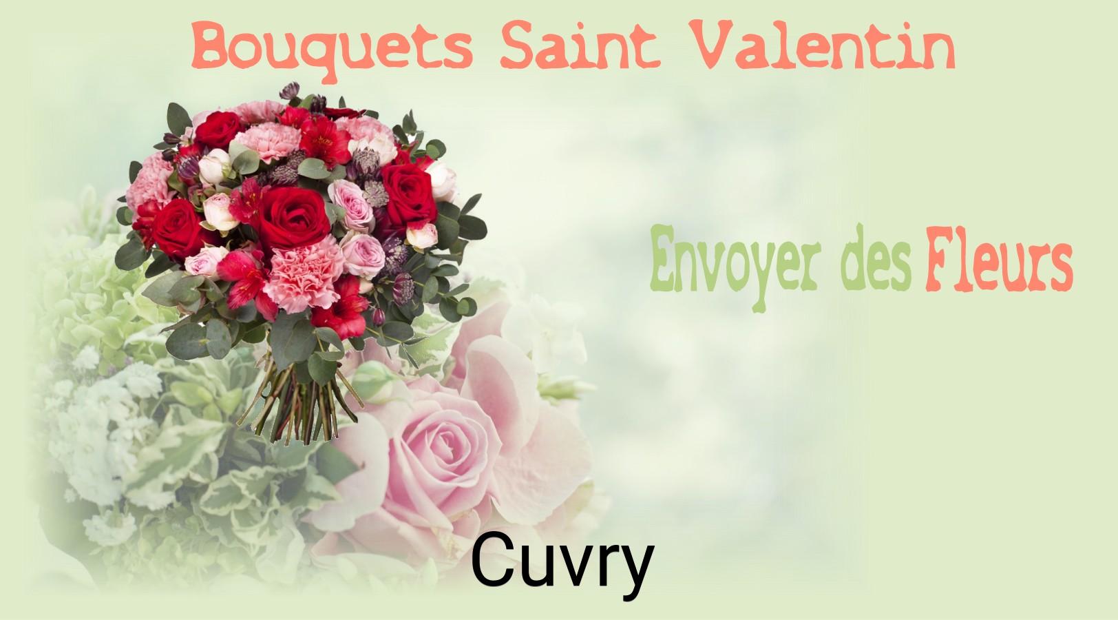 Roses de Saint-Valentin livrées à Cuvry